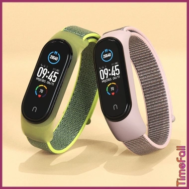 Dây đeo nylon mặt silicon cho Mi Band 6 - Mi Band 5 Thay thế chính hãng MIJOBS giảm giá 29.000 VND