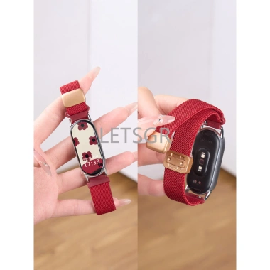 Dây đeo Nylon mỏng từ tính cho Xiaomi Smart Band 10/9/8 NFC - Đàn hồi, giá 86.900đ