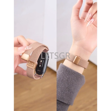 Dây đeo Nylon mỏng từ tính cho Xiaomi Smart Band 10/9/8 NFC - Đàn hồi, giá 86.900đ