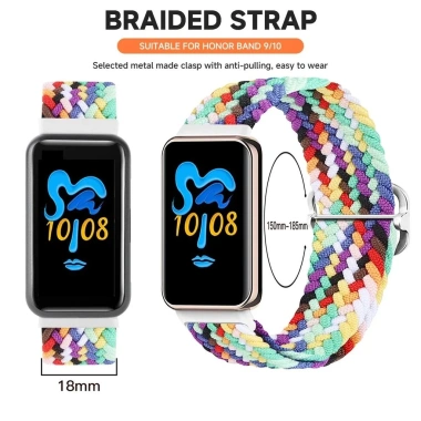 Dây đeo nylon solo cho Honor Band 9/10 - Khóa kim loại, thiết kế nam nữ, giá chỉ 66.000