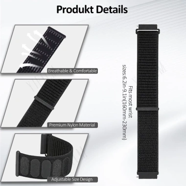 Dây đeo Nylon vỏ TPU cho Huawei Watch GT6 GT5 41mm-46mm - Thoáng khí, bền bì, giá 97.877₫
