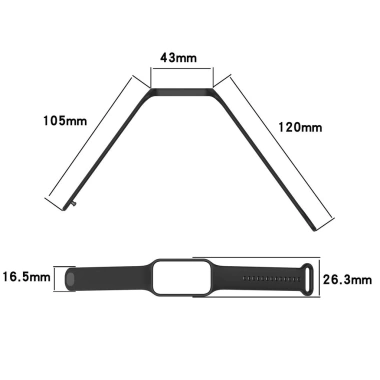 Dây đeo Ốp mềm thể thao silicone cho Xiaomi Mi Band 8 Active Redmi Band 2 - Giá 25.000đ 8