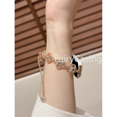 Dây đeo pha lê sang trọng, điều chỉnh được cho Huawei Band 10/9/8/7/6 & Honor 9/7/6 - Đồ trang sức nữ