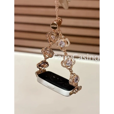 Dây đeo pha lê sang trọng, điều chỉnh được cho Huawei Band 10/9/8/7/6 & Honor 9/7/6 - Đồ trang sức nữ