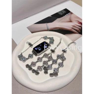 Dây đeo pha lê sang trọng, điều chỉnh được cho Huawei Band 10/9/8/7/6 & Honor 9/7/6 - Đồ trang sức nữ