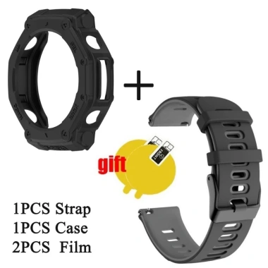 Dây đeo, Phim TPU, Vỏ mềm bảo vệ khung cho Amazfit T-rex 3 - Ốp lưng phụ kiện