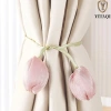 Dây đeo rèm hoa Tulip YITAQI - Điều chỉnh thời trang, khóa rèm đẹp cho phòng khách