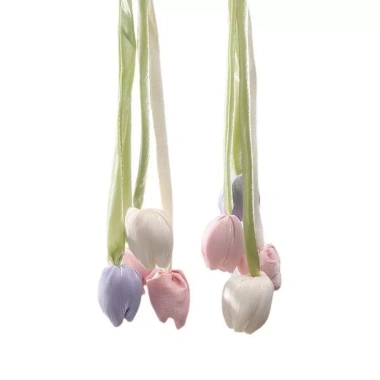 Dây đeo rèm hoa Tulip YITAQI - Điều chỉnh thời trang, khóa rèm đẹp cho phòng khách
