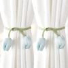 Dây đeo rèm hoa Tulip YITAQI - Điều chỉnh thời trang, khóa rèm đẹp cho phòng khách 10