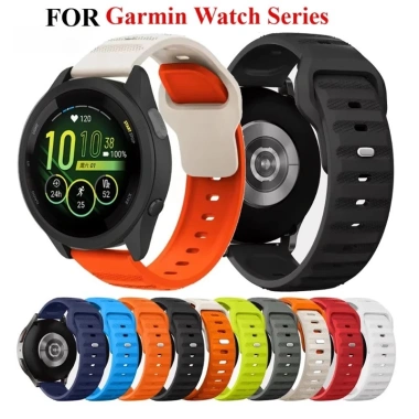 Dây đeo silicon 22/20mm cho Garmin Forerunner, Vivoactive, Venu – Siêu bền, thoáng mát, giá chỉ 66.363₫