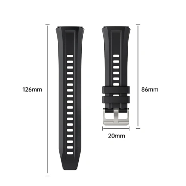Dây đeo silicon 22mm cho Huawei GT 6 Pro và GT 5 Pro 46mm - Sport, thoáng, ưu đãi 60.500 VND 5