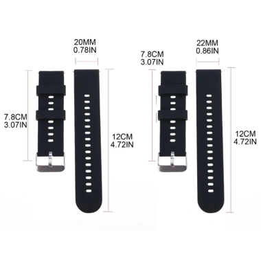 Dây đeo silicon đa năng chống nước cho đồng hồ thông minh, nhiều màu, giá 48.520₫
