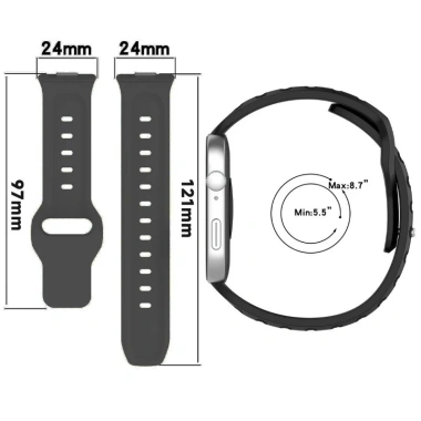 Dây đeo silicon Huawei Watch Fit 3 Fit4 - Vòng tay thể thao thoáng mát, giá 70.033₫