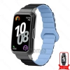 Dây đeo silicon khung kim loại từ tính cho Huawei Band 10/9/8/7/6 & Honor Band 9/7/6 - Giá 158.389 VND 10