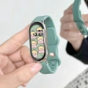Dây đeo silicon mềm cho Mi Band 10/9/8, Xiaomi NFC - Vòng thể thao giá 38.500đ 3