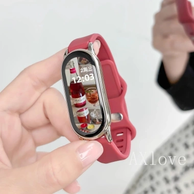 Dây đeo silicon mềm cho Mi Band 10/9/8, Xiaomi NFC - Vòng thể thao giá 38.500đ 8