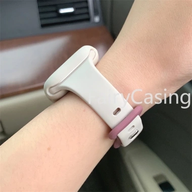 Dây đeo silicon mỏng hai màu cho Apple Watch 46mm Ultra – Đa size, giá chỉ 34.605₫