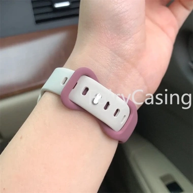 Dây đeo silicon mỏng hai màu cho Apple Watch 46mm Ultra – Đa size, giá chỉ 34.605₫