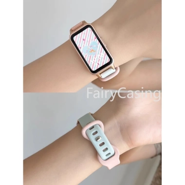 Dây đeo silicon mỏng mềm cho Huawei & Honor Band 6-10 - Giá ưu đãi 68,200 VND