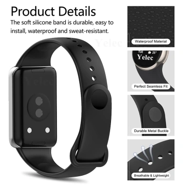 Dây đeo silicon thể thao điều chỉnh cho Honor Band 10 & 9 - Nam, 52.941 VND 7