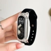 Dây đeo silicon thể thao + vỏ trong suốt cho Mi Band 10/9/8 - Thay thế cho Mi Band 7‑3, giá chỉ 60.500₫ 10