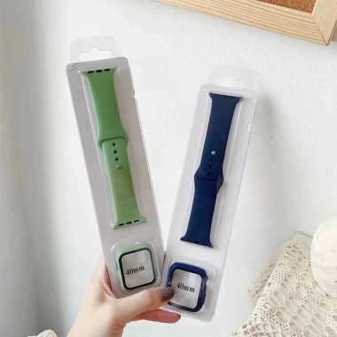 Dây Đeo Silicon và Vỏ PC cho Apple Watch Ultra, Series 1-11, 40-49mm - Siêu bền, giá ưu đãi 33.110 VND