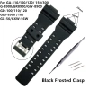 Dây đeo silicone cao su YIFILM 16mm đen - Thay thế chống nước cho Casio G‑Shock GA110, GA100, GX56 2