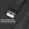 Dây đeo silicone cao su YIFILM 16mm đen - Thay thế chống nước cho Casio G‑Shock GA110, GA100, GX56 6