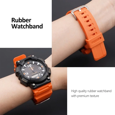 Dây đeo Silicone Casio AQ-S810 AEQ-110 MCW-200H YIFILM - Giá ưu đãi 83.340 VND 9