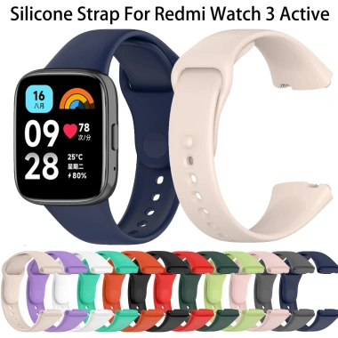 Dây đeo silicone cho Redmi Watch 3 và 3 Active – Giá 22.673 VND, giảm sâu