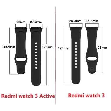 Dây đeo silicone cho Redmi Watch 3 và 3 Active – Giá 22.673 VND, giảm sâu