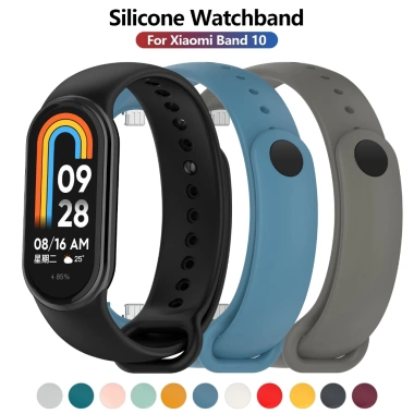 Dây đeo silicone NFC cho Xiaomi Mi Band 8/9/10 - Thể thao, chống nước, mềm mại, giá chỉ 44.220₫