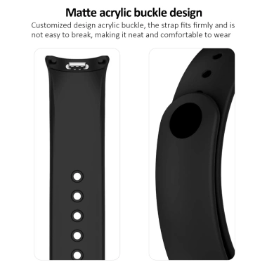 Dây đeo silicone NFC cho Xiaomi Mi Band 8/9/10 - Thể thao, chống nước, mềm mại, giá chỉ 44.220₫