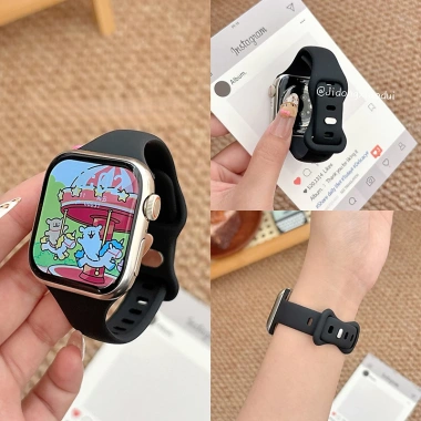 Dây Đeo Silicone Siêu Mịn Apple Watch Series 11-7, SE3 49mm-44/45mm, Giảm 23% - 61.740₫ 8