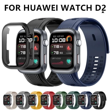 Dây đeo silicone vỏ bọc cho Huawei Watch D2 thay thế, thoải mái, bền màu