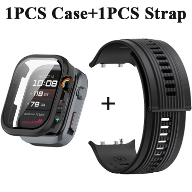 Dây đeo silicone vỏ bọc cho Huawei Watch D2 thay thế, thoải mái, bền màu