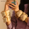 Dây Đeo Tay Beauty Spa Rửa Mặt Lông Cừu - Chăm sóc da, tóc, bánh mì nướng, trang điểm nữ cô gái - 35.208 VND