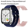 Dây đeo tay silicon nữ cho Amazfit Active 2 vuông mềm mại thể thao giảm giá 50.999 VND