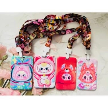 Dây Đeo Thẻ Học Sinh BABY THREE NATRA Nhựa Bền Hoạ Tiết Đáng Yêu Giá 19.000