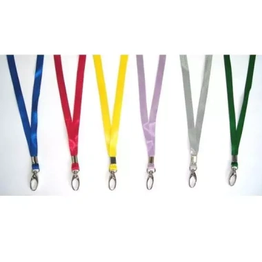 Dây đeo thẻ lụa 1cm móc xoay 360 - Bảng tên chuyên nghiệp, giảm còn 12.000đ