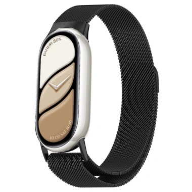 Dây đeo thể thao thép không gỉ cho Xiaomi Mi Band 10 Milan - Vòng lặp từ tính, tương thích NFC, giảm còn 56.100₫