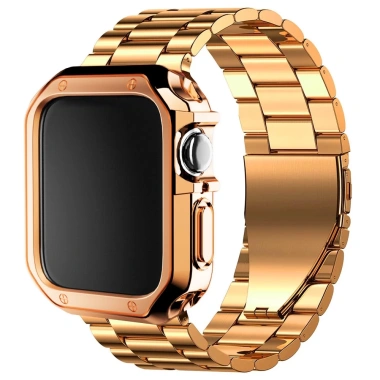 Dây Đeo Thép Không Gỉ 2 trong 1 cho Apple Watch, Tương thích 44-49mm, Giá 99.000đ