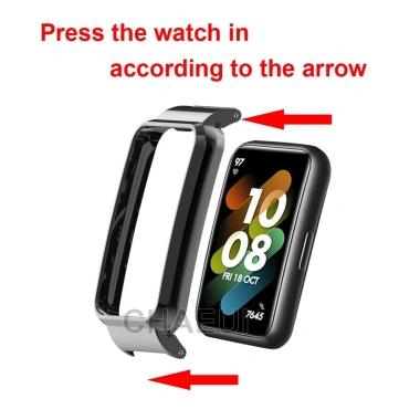Dây đeo thép không gỉ cho Huawei Band 10-9-8-7-6 & Honor Band 7-6 - Vòng kim loại sang trọng