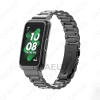 Dây đeo thép không gỉ cho Huawei Band 10-9-8-7-6 & Honor Band 7-6 - Vòng kim loại sang trọng 8
