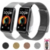 Dây đeo thép không gỉ cho Huawei Band 10 9 8 7 6 và Honor Band 7 6 Vòng tay kim loại bền đẹp giảm giá 132k