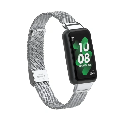 Dây đeo thép không gỉ cho Huawei Band 10 9 8 7 6 và Honor Band 7 6 Vòng tay kim loại bền đẹp giảm giá 132k