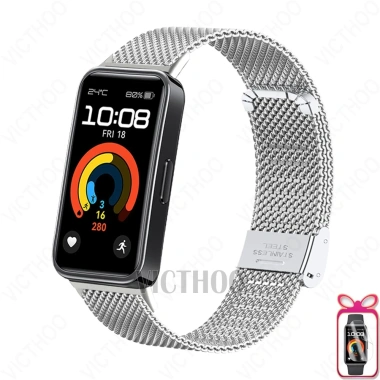 Dây đeo thép không gỉ cho Huawei Band 10 9 8 7 6 và Honor Band 7 6 Vòng tay kim loại bền đẹp giảm giá 132k 10 Dây đeo thép không gỉ cho Huawei Band 10 9 8 7 6 và Honor Band 7 6 Vòng tay kim loại bền đẹp giảm giá 132k 10