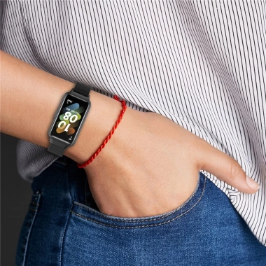 Dây đeo thép không gỉ cho Huawei và Honor Band: Vòng tay kim loại thay thế, siêu bền, giá chỉ 93.894 VND
