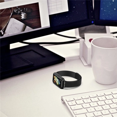 Dây đeo thép không gỉ cho Huawei và Honor Band: Vòng tay kim loại thay thế, siêu bền, giá chỉ 93.894 VND
