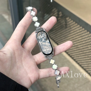 Dây đeo thép không gỉ cho Xiao Mi Band 10/9/8 NFC - Vòng tay kim loại, Miband 10Ceramic